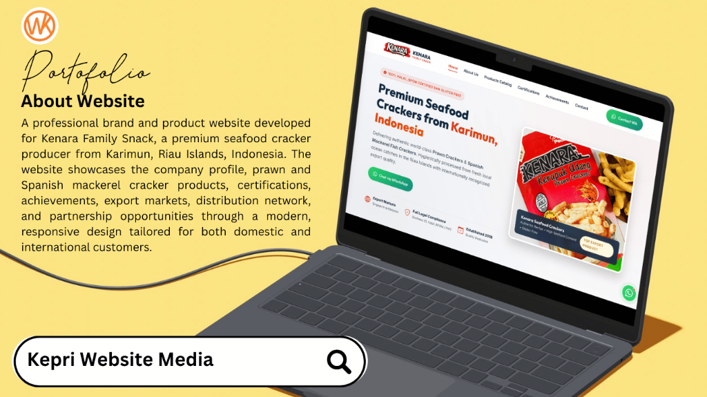 Kenara Family Snack Website by KWM Webs
