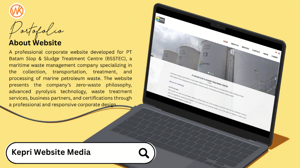PT Batam Slop & Sludge Treatment Centre Website by KWM Webs