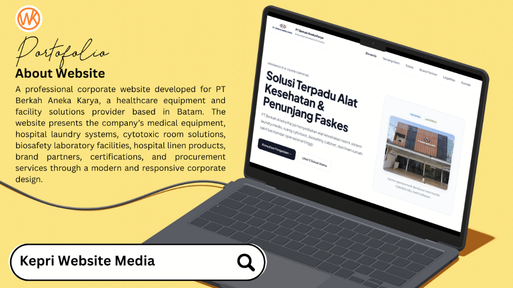 PT Berkah Aneka Karya Website by KWM Webs