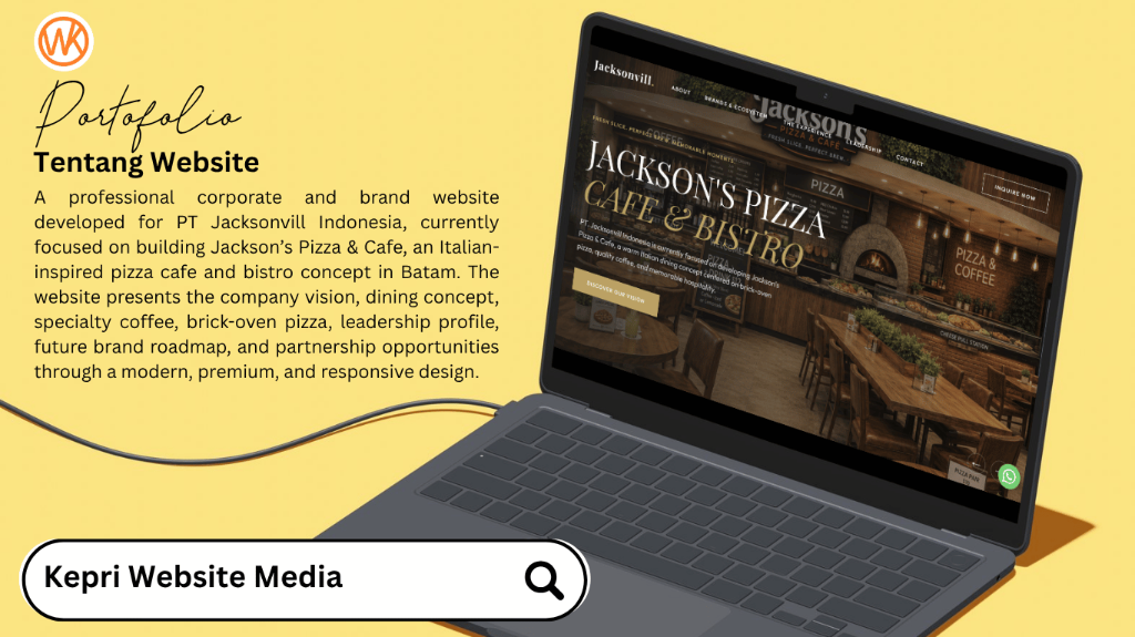 PT Jacksonvill Indonesia Website by KWM Webs